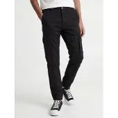 Jack & Jones Junior Broek 'JNRPau JJFlake' zwart