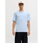 Jack & Jones Shirt 'JORNorrebro' lichtblauw / wit