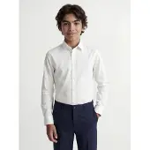 Jack & jones Junior Overhemd 'JJParmaJNR' wit