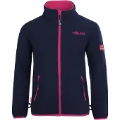 TROLLKIDS - Girls Oppdal Jacket XT - Fleecevest 122, blauw