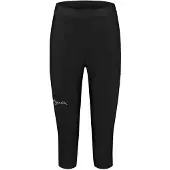 Rogelli Core Driekwart Fietsbroek Dames - Zwart - XXL