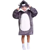 Noxxiez hoodie knuffeltrui koala voor kinderen 3-6 jaar fleece.
