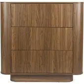 Housecraft living Almira Ladekast Hout/ Marmerlook Walnootkleur
