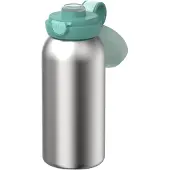 Mepal RVS drinkfles met flipdop Campus - 600 ml - Waterfles RVS - Lekdicht - Hygiënische deksel - Cool mint