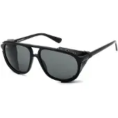Lozza Zonnebril - - SL4416 - Glanzend zwart (Zwart) - Acetaat - Aviator 58/15/145