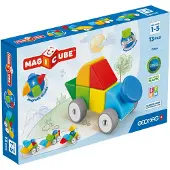 Geomag MagiCube Blokken Auto's Recycled - Magnetische Bouwblokken - 13-delig - Vanaf 3 jaar