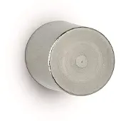 MAUL Neodymium staafmagneet , houdkracht 19 kg, 2 stuks, 25 x H 35 mm, stalen behuizing, licht zilver
