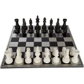 J-Line decoratie Schaakspel - polyresin - mix