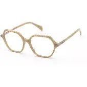 Blumarine VBM256 Ocra striato+ glittery lucido 53/15/140 WOMAN Brilmonturen