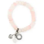 Ruben Robijn Armband Rozenkwarts met bedels