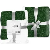 Faro Sherpa Fleece Deken Jungle - 150 x 200 cm - Polyester