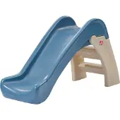 Step2 Glijbaan Play & Fold Jr. in blauw | Losse kunststof Glijbaan opvouwbaar voor peuter / kind van 2 tot 6 jaar | Plastic kinderGlijbaan voor de tuin / buiten
