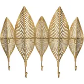 QUVIO Wandkapstok - 5 Veren en 5 haken