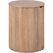Lewis & Loft Bijzettafel Lonne - FSC mangohout – Rond ?40 – Naturel