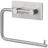 XIVADA WC rolhouder Mara - Rvs - Zelfklevend - 3m Tape - Zilver