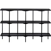 QUVIO Dressoir Luce - FSC mangohout - 150 cm - Zwart