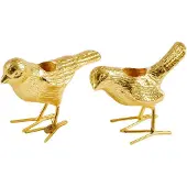 Pols Potten Kaarshouder Flock of Birds Gold (Set van 2)