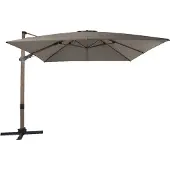 Axi Apollo Premium Zweefparasol 300x300cm Eikenlook/taupe