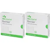Mesoft Mölnlycke Exufiber Gelvormend Vezelverband 5x5cm 2x10 St Compressen
