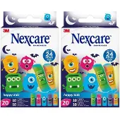 3M Nexcare Happy Kids Monsters Assortiment 2x20 St Pleister