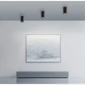 Paul Neuhaus Plafond opbouwspot Pure Point Ø 6cm - black pearl