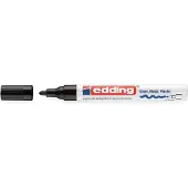 Edding 750 Permanent Lakmarker Zwart Medium Ronde punt 2 - 4 mm Waterbestendig