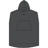 Puma unisex badponcho met capuchon voor strand en sauna 660009