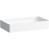 Laufen Living square wastafel 60x34cm zonder kraangat zonder overloopsaphirkeramiek wit
