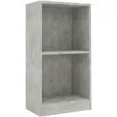 vidaXL Boekenkast 40x24x75 cm bewerkt hout betongrijs