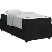 vidaXL Bedframe Zwart 80 x 200 cm Stof