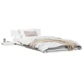 vidaXL Bedframe Wit 80 x 200 cm Hout