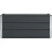 vidaXL Plantenbak Antraciet 100 x 50 x 45 cm Gegevens staal