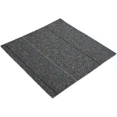vidaXL Vloertegel Medium Grijs met Strepen 50 x 50 cm 4 pcs