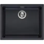 Reginox Amsterdam 50 spoelbak opbouw, onderbouw Pure black R34644