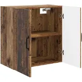 vidaXL Wandkast Oud hout 59 x 31 x 60 cm Bewerkt hout