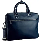 Leonhard heyden Montreal Koffer Leer 38 cm blauw