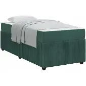 vidaXL Bedframe Donkergroen 80 x 200 cm Stof
