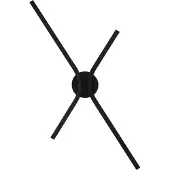 Lyora Design wandlamp Akro zwart