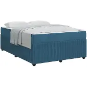 vidaXL Bedframe Blauw 140 x 200 cm Stof