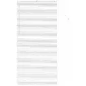 vidaXL Venetiaanse jaloezie Wit 220 x 100 cm 25 mm Aluminium