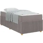 vidaXL Bedframe Taupe 80 x 200 cm Stof