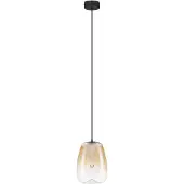 Lyora Design hanglamp Oblo 1-lichts amber glas