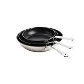 KitchenAid Stainless Steel Sheet koekenpannenset 20+24+28cm