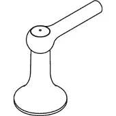 Hansgrohe Axor Terrano handvat koud water kant chroom