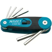 Hazet Set met haakse schroevendraaiers 2100/6KH · Binnen-zeskant-profiel · 6-delig