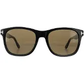 Tom Ford Zonnebril 0595 Eric 01J Glanzend Zwart Bruin