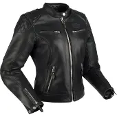 Segura Curtis damesmotorfietsenleren jas, zwart, maat 44