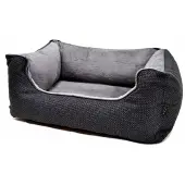 Lebon Hondenmand Louis Plus grijs 120x90x33 cm