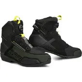 SHIMA Edge Vented Zwart Donkergroen Motorschoenen Maat 41