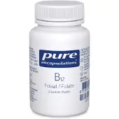 Pure Encapsulations Vitamine B12 Folaat | Combinatie van vitamine B12 en foliumzuur in een zuigtablet. 90 St Capsules